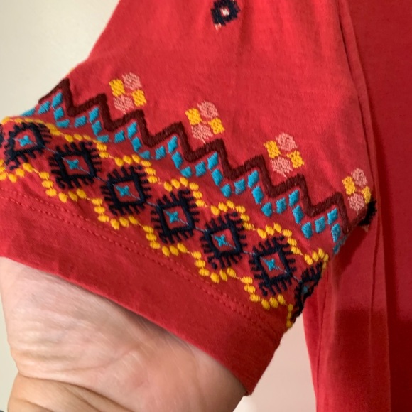 Loft Aztec accent short sleeved top - Picture 3 of 8